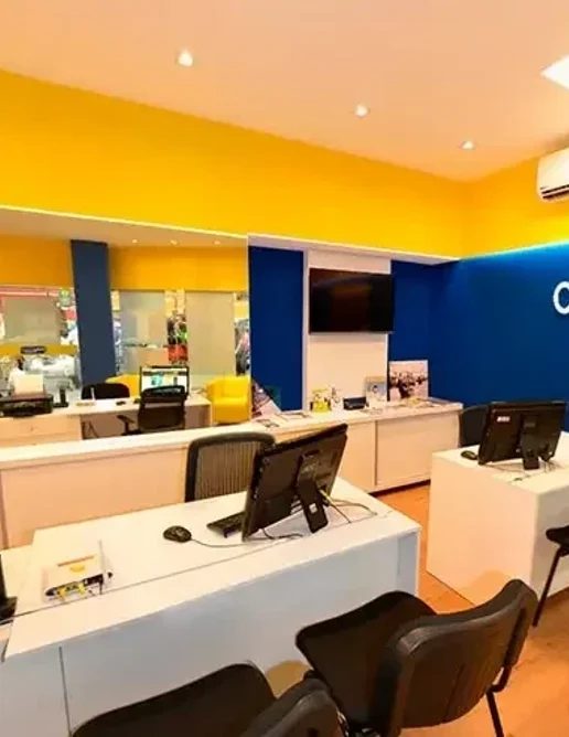 Interior de uma agência Clube Turismo
